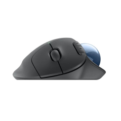 Logitech Ergo M575s Wireless Trackball Mouse, Graphite Blue Ball