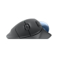 Logitech Ergo M575s Wireless Trackball Mouse, Graphite Blue Ball