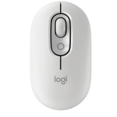 Logitech POP Mouse with emoji - Off White
