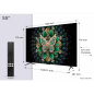 Televizor TCL 55C6K/MiniLED-QLED/55"/4K UHD/144Hz/Google TV/crna