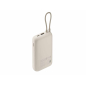 Prenosivi Punjac XIAOMI Power Bank 10000mAh/integrisan kabl/bež