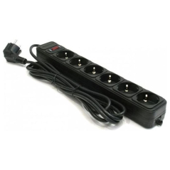 SPG6-B-15 PRODUZNI KABL SA ZASTITOM 6 UTICNICA 4,5 METRA(3x1.0mm) CRNI