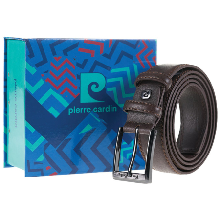 Kaiš muški kožni Pierre Cardin 2403gg28 tamno braon