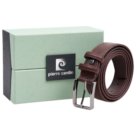 Kaiš muški kožni Pierre Cardin 2508gg33 tamno braon