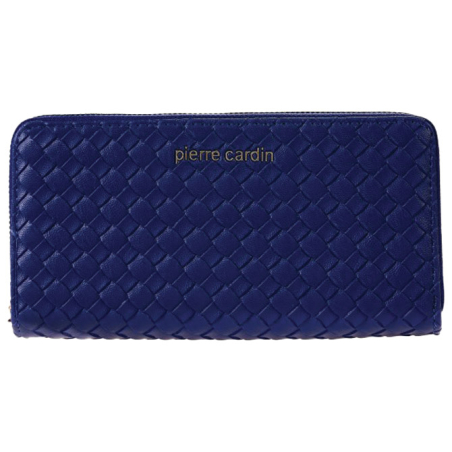Novčanik eko-koža ženski dugi 2 zipa Pierre Cardin 8828wx15 plavi (blu)