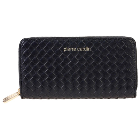 Novčanik eko-koža ženski dugi 2 zipa Pierre Cardin 8828wx15 crni (nero)