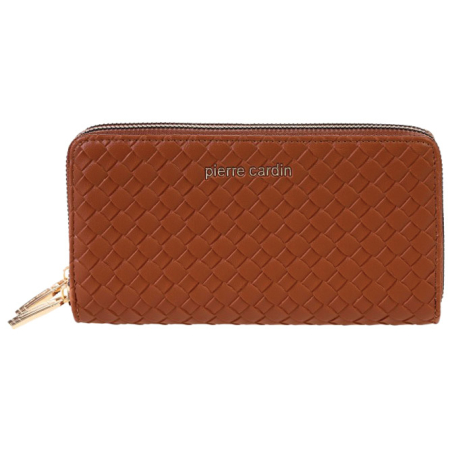 Novčanik eko-koža ženski dugi 2 zipa Pierre Cardin 8828wx15 svetlo braon (cuoio)