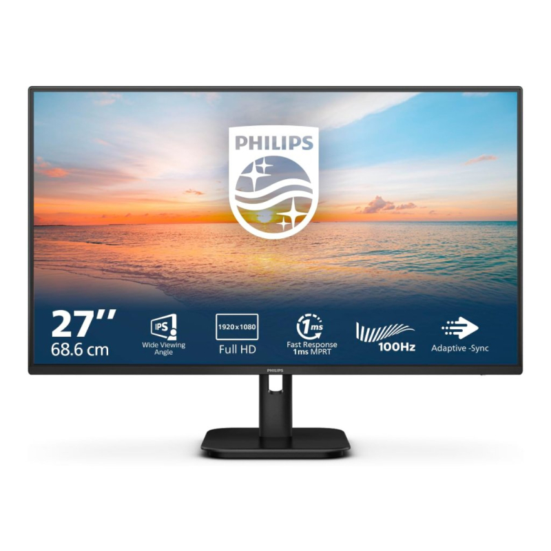 Monitor PHILIPS 27E1N1100A/00 27"/IPS/1920x1080/120Hz/1ms MPRT/VGA,HDMI/VESA/crna