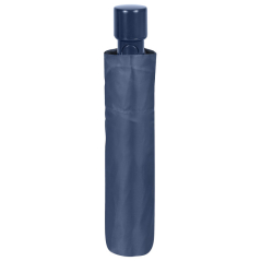 Kišobran automatik sklopivi s plastičnom ručkom mini New Basic Perletti 12350 crni/tamno plavi