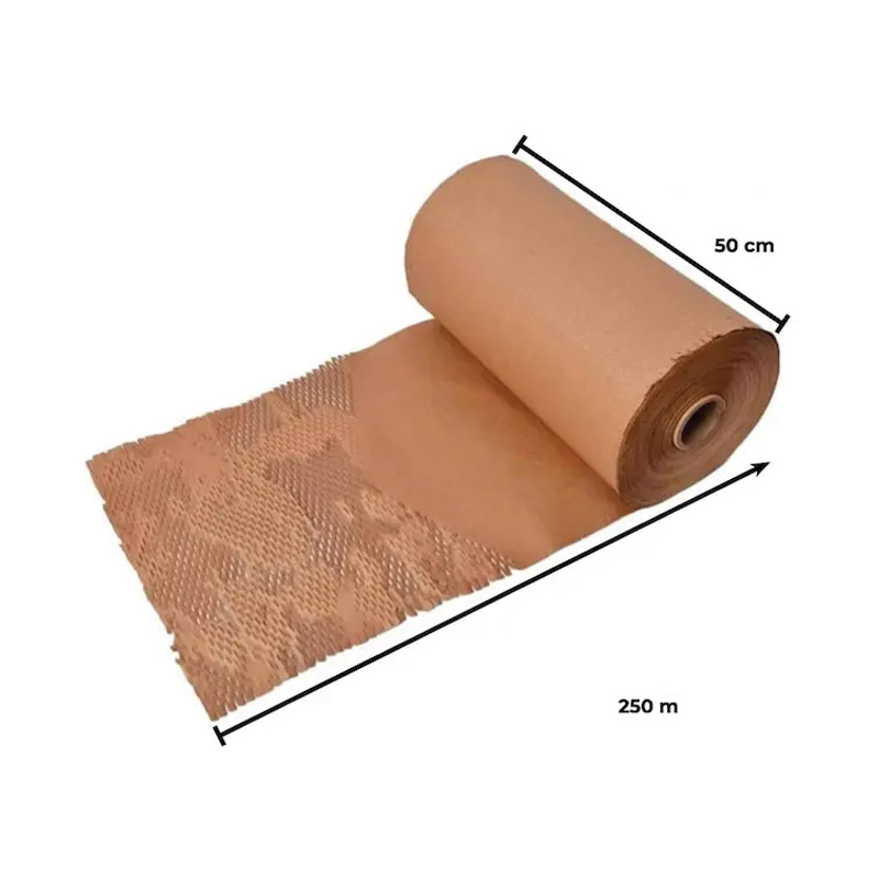 Papir pak/3D-Saće rolna 80g 50cmx250m Bi Wrap BWRV 50250 2 natur