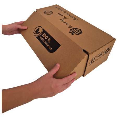Papir pak/3D-Saće rolna 80g 38cmx100m u kutiji Bi Wrap BWBV 38100 2 natur