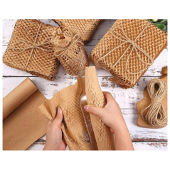 Papir pak/3D-Saće rolna 80g 50cmx 10m mini Bi Wrap BVRV 5010 natur