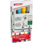 Flipchart "effect" marker E-385 1-5mm, kosi vrh, set 1/4 Edding sortirano