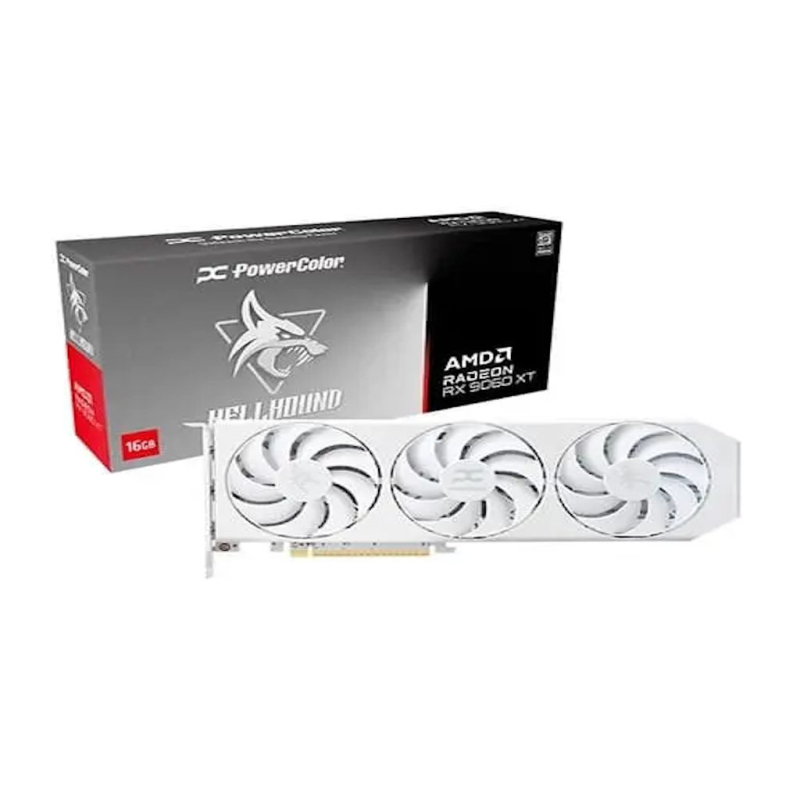 Graficka karta POWER COLOR RX RX9070XT 16G-E/OC/WH/bela