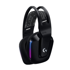 Logitech G733 Lightspeed Wireless RGB Gaming Headset, Black