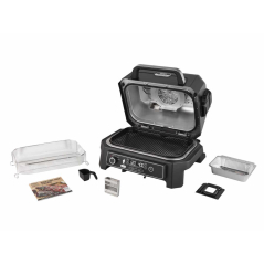 Roštilj NINJA OG850EU Woodfire Pro XL Electric BBQ Grill&amp;Smoker/1700W/crna-siva