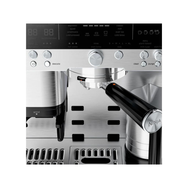 Aparat za kafu NINJA ES601E Luxe Café Premier/crna-siva