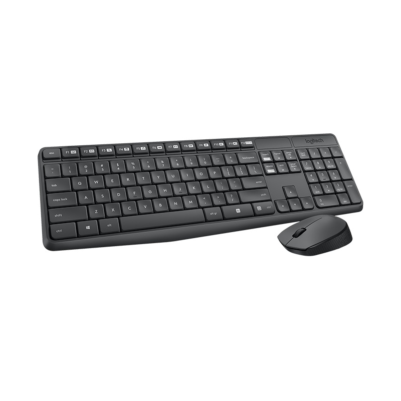 Logitech MK235 Wireless Desktop USB Gray YU