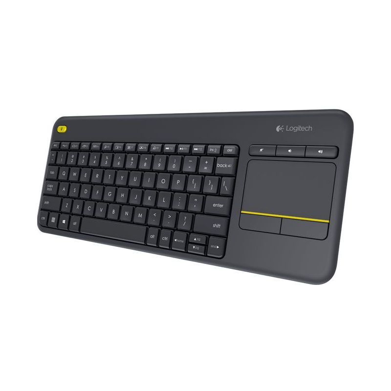 Logitech K400 Plus Wireless Touch Keyboard Black YU
