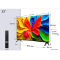 Televizor TCL 32S4K/QLED/32"/HD/60Hz/Google TV/crna
