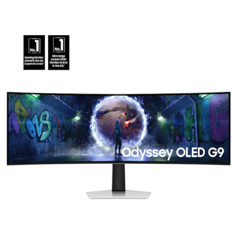 Monitor SAMSUNG LS49DG934SUXEN 49"/OLED,zakrivljen,32:9/5120x1440/240Hz/0.03ms GtG/HDMIx2,DP