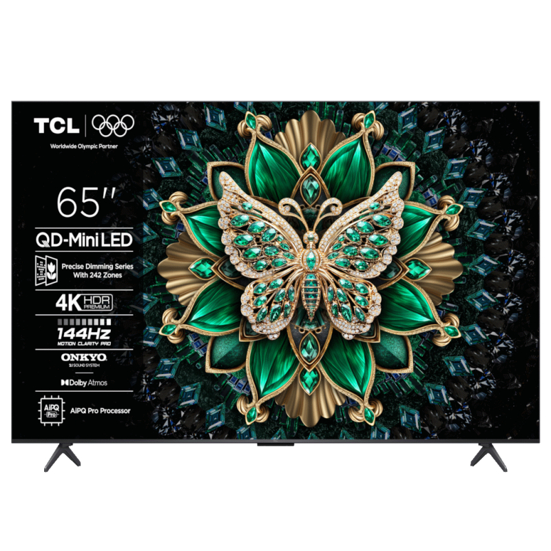 Televizor TCL 65C6K/MiniLED-QLED/65"/4K UHD/144Hz/Google TV/crna