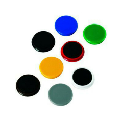 Magneti za belu tablu 24mm, okrugli Alco crna