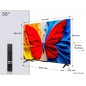 Televizor TCL 50S5K/QLED/50"/Full HD/60Hz/Google TV/crna