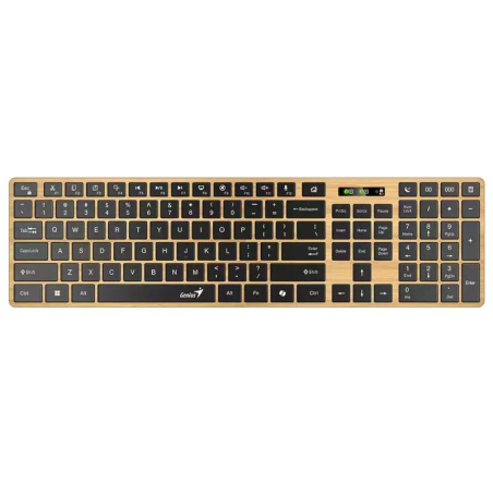 Genius SlimStar 7250BT,AI,US,Pine Wood,BT+2.4GHz,KB