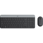 Logitech MK470 Slim Wireless Keyboard and Mouse Combo Graphite -YU
