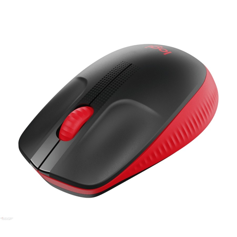 Logitech M190 Full Size Wireless Mouse Red