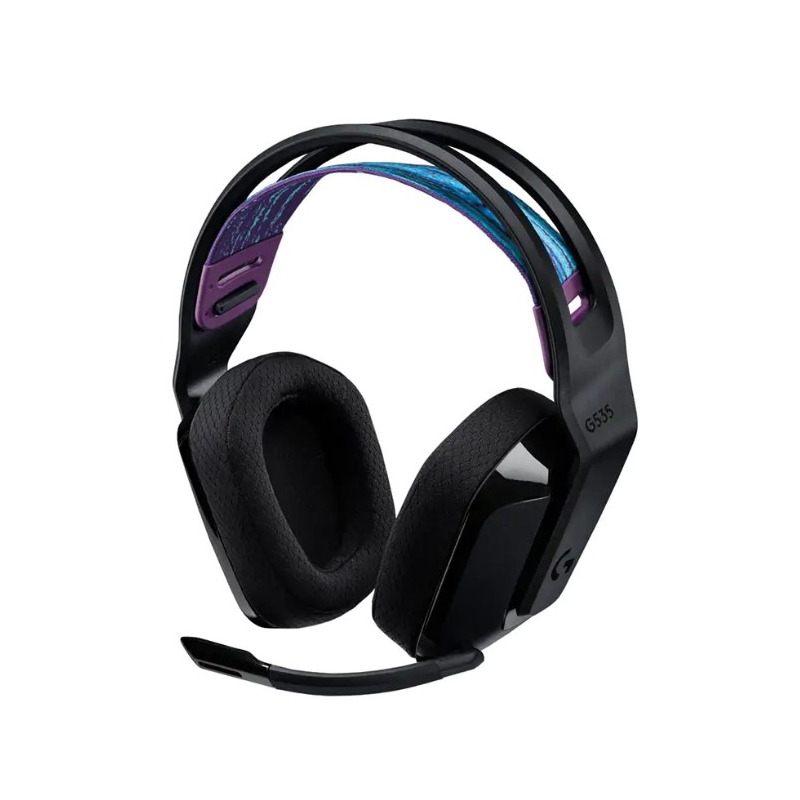 Logitech G535 Lightspeed Wireless Gaming Headset, Black