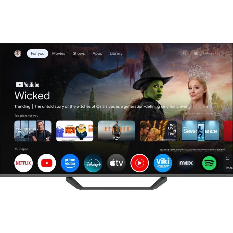 Televizor TESLA Q50E655GUS/QLED/50"/4K/Smart/Google TV/siva