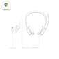 Logitech H390 ClearChat Comfort USB Headset White