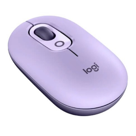 Logitech Pop Mouse with Emoji, Lilac