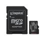 Memorije kartice KINGSTON SDCS3/128GB/microSDXC/128GB/Class10 U1/150MB/s + adapter