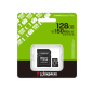 Memorije kartice KINGSTON SDCS3/128GB/microSDXC/128GB/Class10 U1/150MB/s + adapter