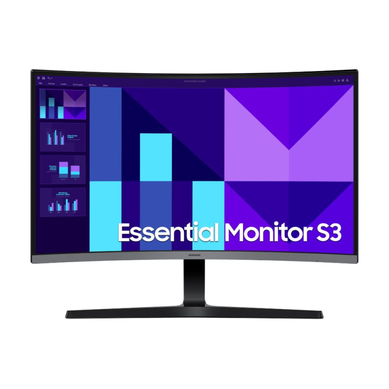 Monitor SAMSUNG LS27D390GAUXEN 27"/VA,zakrivljen/1920x1080/100Hz/4ms GTG/VGA,HDMI/VESA/crna