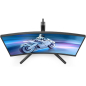Monitor PHILIPS Evnia 27M2C5200W/00 27"/VA,zakrivljen/1920x1080/280Hz/1ms GtG/HDMIx2,DP/Pivot,visina