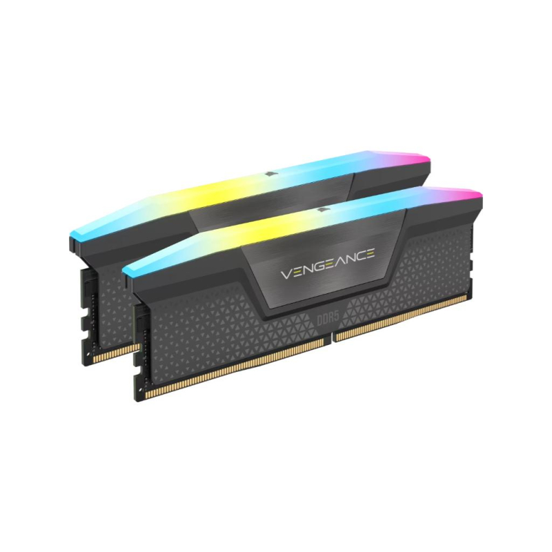 Memorija CORSAIR VENGEANCE 32GB(2x16GB)/DDR5/6000MHz/CL38/1.35V/RGB/XMP