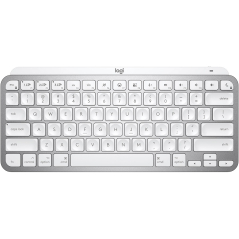 Logitech MX Keys Mini Wireless Illuminated Keyboard - Pale grey - US