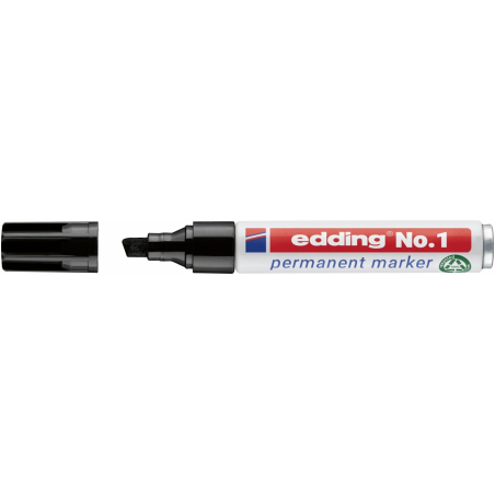 Permanent marker Edding E-No.1, 1-5mm Edding crna