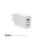 Zidni punjac FULMOVA GAN PD/65W/bela sa USB-C kablom