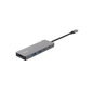 Adapter TRUST DALYX 5-IN-1 MULTIPORT/alu/siva