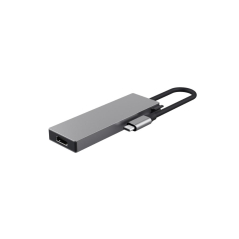 Adapter TRUST DALYX 5-IN-1 MULTIPORT/alu/siva