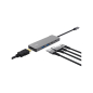 Adapter TRUST DALYX 5-IN-1 MULTIPORT/alu/siva