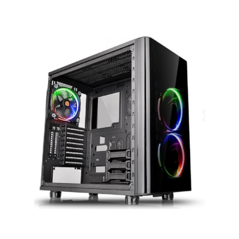 Kucište THERMALTAKE VIEW 31TG Mid Tower/ATX/Micro ATX/Mini ITX/bez napajanja/kaljeno staklo/RGB/crna