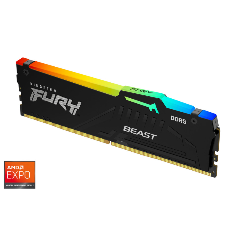 Memorija KINGSTON 16GB/DIMM/DDR5/5600MHz/CL36/FURY Beast RGB EXPO