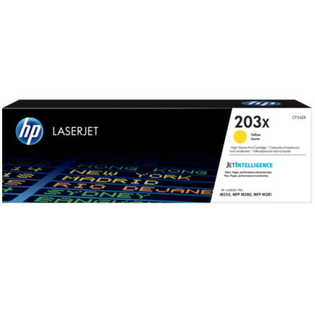 Toner HP 203X/žuta