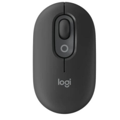 Logitech Pop Mouse with Emoji, Graphite